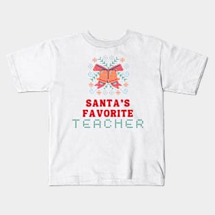 Christmas Teacher Gift Kids T-Shirt